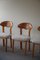 Danish Modern Chairs in Pine & Lambswool from Glostrup Furniture Factory, 1960s, Set of 4 3