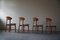 Moderne Dänische Stühle aus Kiefernholz & Lammwolle von Glostrup Furniture Factory, 1960er, 4er Set 14