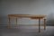 Mesa de comedor danesa redonda de roble con dos extensiones, años 60, Imagen 7