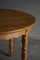 Danish Round Dining Table in Oak with Two Extensions, 1960s 9