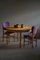 Tavolo da pranzo rotondo in quercia con due estensioni, Danimarca, anni '60, Immagine 3