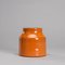 Orangefarbene Keramiktöpfe von Mado Jolain, 1960er, 3er Set 7