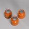 Orange Ceramic Pots by Mado Jolain, 1960s, Set of 3, Image 5