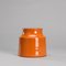 Pentole in ceramica arancione di Mado Jolain, anni '60, set di 3, Immagine 6