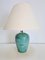 Lámpara de mesa Regency vintage de cerámica, Francia, años 80, Imagen 1