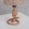 Lampada da tavolo Mid-Century in corda attribuita ad Audoux-Minet, anni '60, Immagine 3