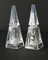 Postmodern Acrylic Salt & Pepper Mill by Wayne Husted for Blenko Grainware Co. Pyramid, 1980s, Set of 2, Image 2