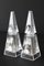 Postmodern Acrylic Salt & Pepper Mill by Wayne Husted for Blenko Grainware Co. Pyramid, 1980s, Set of 2, Image 1