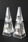 Postmoderne Salz- & Pfeffermühle aus Acryl von Wayne Husted für Blenko Grainware Co. Pyramid, 1980er, 2er Set 1