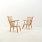 Shaker Style Wingback Chairs, 1960s, Set of 2, Image 3