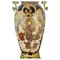 Jarrón Satsuma de porcelana y metal dorado, siglo XIX, Imagen 10