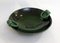 Large Earthenware Dish with Raised Rings Handles, 1950s 10
