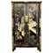 Small 19th Century Chinese Black Lacquered Cabinet 1