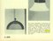 Lámpara de suspensión de vidrio de Gigi Radice para Goffredo Reggiani, 1964, Imagen 5