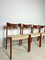 Mid-Century Danish Teak & Papercord Dining Chairs, 1960s 7