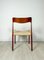 Mid-Century Danish Teak & Papercord Dining Chairs, 1960s 2