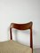 Mid-Century Danish Teak & Papercord Dining Chairs, 1960s 4