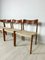 Mid-Century Danish Teak & Papercord Dining Chairs, 1960s 10