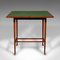 Antique English Fold Over Games Table in Walnut, 1890s, Image 3