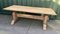 French Bleached Oak Farmhouse Dining Table, 1920s, Image 3
