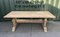 French Bleached Oak Farmhouse Dining Table, 1920s, Image 7