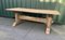 French Bleached Oak Farmhouse Dining Table, 1920s, Image 15