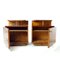 Art Deco Bedside Tables in Walnut from Up Závody, Former Czechoslovakia, 1930s, Set of 2, Image 13