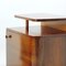 Art Deco Bedside Tables in Walnut from Up Závody, Former Czechoslovakia, 1930s, Set of 2, Image 4