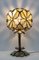 Italian Brutalist Table Lamp in Longobard Glass & Wrought Iron, 1970s, Image 2