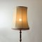 Tall Floor Lamp in Oak and Brass, Former Czechoslovakia, 1950s 12