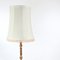 Tall Floor Lamp in Oak and Brass, Former Czechoslovakia, 1950s 10