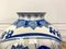 Chinese Blue and White Porcelain Vase with Lotus Flower Decorations 12