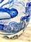 Jarrón chino de porcelana azul y blanca con adornos de flor de loto, Imagen 11