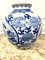 Chinese Blue and White Porcelain Vase with Lotus Flower Decorations 3
