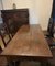 17th Century Charles II Oak Refectory Dining Table and Chairs, Set of 7 4