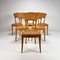 Italian Birch & Wicker Dining Chairs, 1980s, Set of 6 7