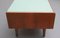 Walnut Veneer Lowboard with Resopal Top and 4 Drawers, 1950s, Image 10