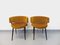 Italian Velvet and Black Metal Armchairs, 1960s, Set of 2, Image 1