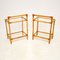 Vintage Bamboo Side Tables attributed to Angraves, 1970s, Set of 2 4