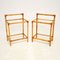 Vintage Bamboo Side Tables attributed to Angraves, 1970s, Set of 2 1