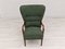 Danish by Reupholstered Armchair in Bottle Green Fabric, 1960s 17
