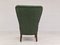 Danish by Reupholstered Armchair in Bottle Green Fabric, 1960s 10