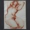 Frank Dobson, Desnudo, 1937, Dibujo sanguinario, Imagen 7