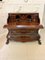 18th Century Burr Walnut and Floral Marquetry Inlaid Bombe Bureau, 1780s, Image 4