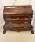 18th Century Burr Walnut and Floral Marquetry Inlaid Bombe Bureau, 1780s 1