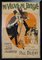 French Art Noveau Advertising Poster for the Ni Veuve Ni Joyeuse Operetta, 1919, Image 1