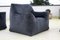 Mousse and Velvet Sofa & Armchairs, France, 1970s, Set of 3, Image 19