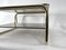 Italienischer Vintage Couchtisch aus Messing & Glas, 1970er 7