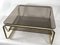 Vintage Italian Brass & Glass Coffee Table, 1970s 9