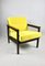 Fauteuil en Velours de Jade Jaune, 1970s 1